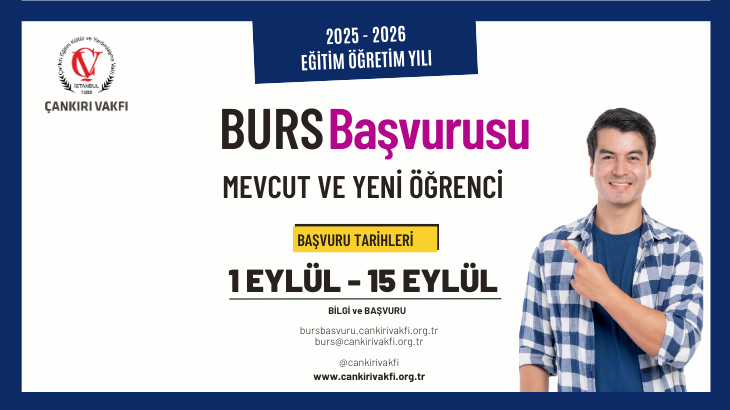 2025 - 2026 Burs Başvurusu